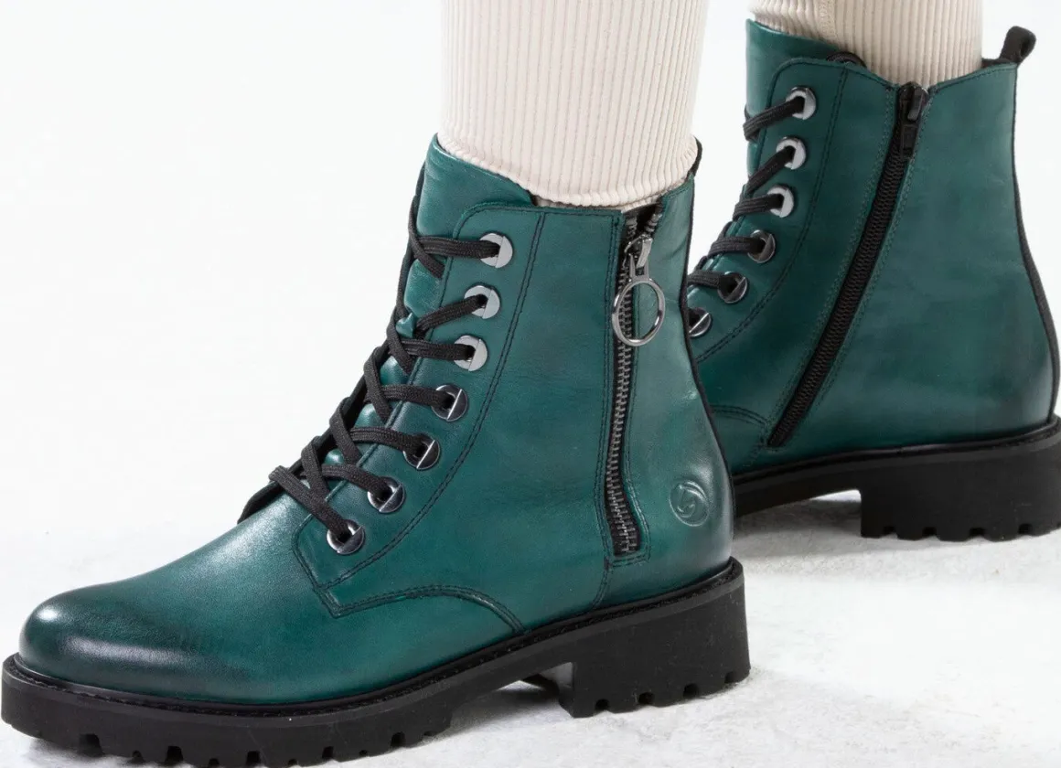 Remonte, modische Damen-Stiefeletten, Winterschuhe, Weite G, mit herausnehmbarem Fußbett