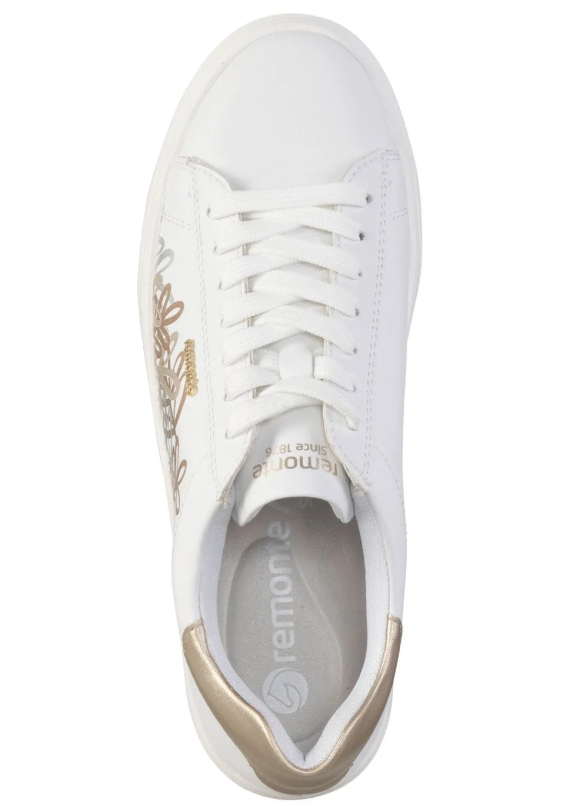 Remonte Sneaker mit verspieltem Blüten-Druck