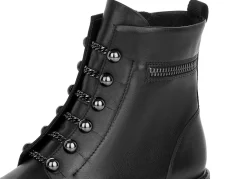 Remonte Stiefelette mit trendigen Zierketten in Schnür-Optik