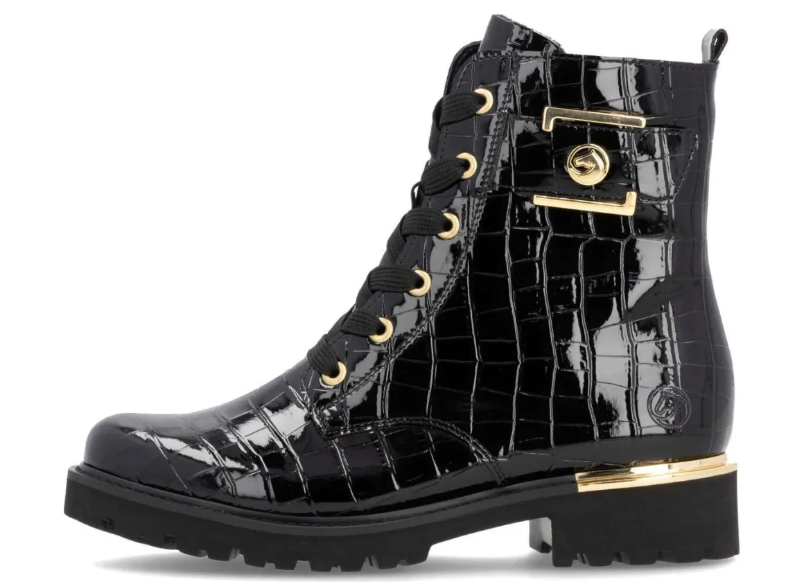 Remonte, stylische Damen-Stiefeletten, Winterschuhe, Weite G, mit herausnehmbarem Fußbett