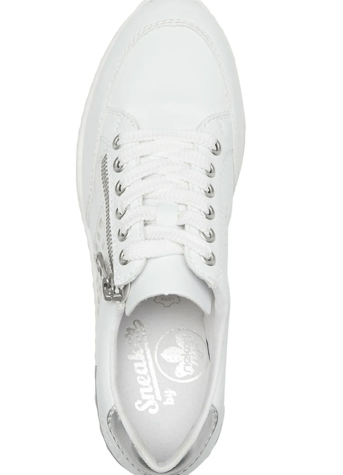 Rieker, bequeme Damen-Sneaker, Weite G, mit Reißverschluss