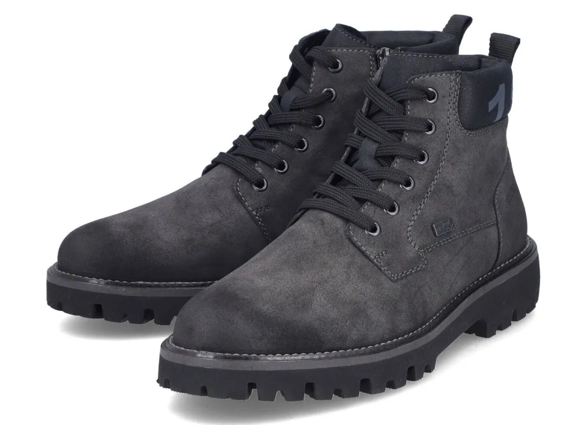 Rieker, gefütterte Herren-Boots, Winterschuhe, Weite H, mit Reißverschluss