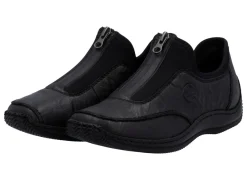 Rieker, klassische Damen-Slipper, mit Reißverschluss