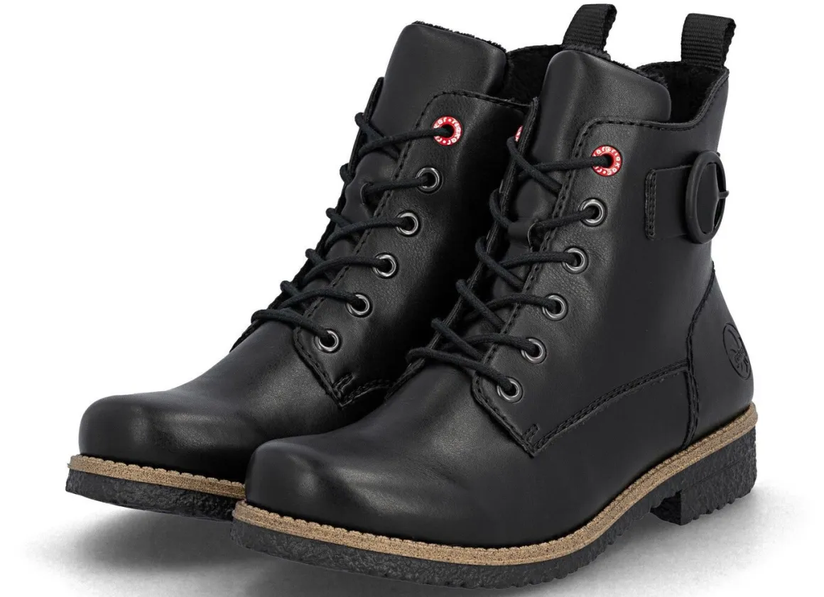 Rieker, klassische Damen-Stiefeletten, mit Reißverschluss
