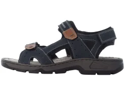 Rieker, klassische Herren-Trekkingsandalen, aus Leder