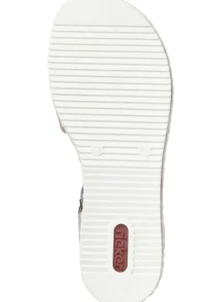 Rieker, modische Damen-Sandalen, mit Gummizug