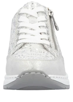 Rieker Schnür-Sneaker aus bedrucktem Synthetikmaterial