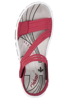 Rieker, sportliche Damen-Sandalen, mit zwei Klettspangen