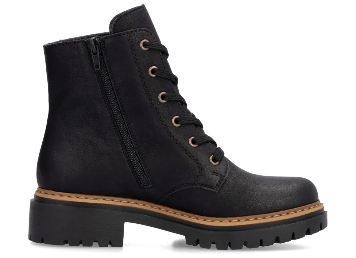 Rieker, trendige Damen-Stiefeletten, Winterschuhe, mit Reißverschluss