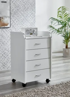Rollcontainer mit 4 Schubladen