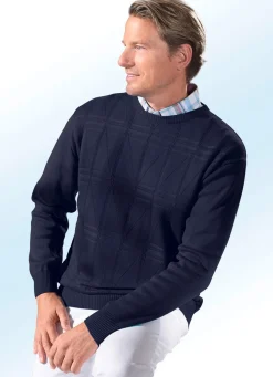 Schicker Rundhalspullover in 3 Farben