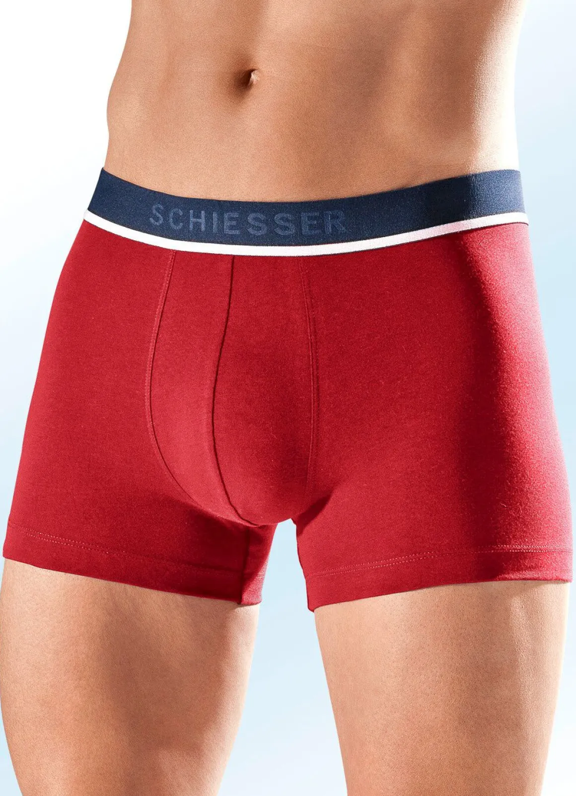 Schiesser Dreierpack Pants mit Elastikbund