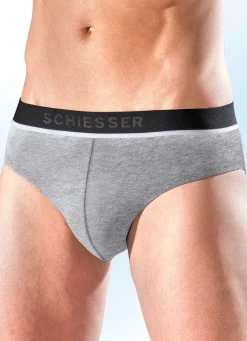 Schiesser Dreierpack Slips aus Feinjersey