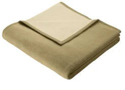 Schlafdecke mit Veloursbandeinfassung