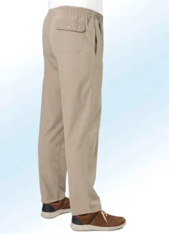 Schlupfjeans mit Gummibund und Kordelzug in 4 Farben