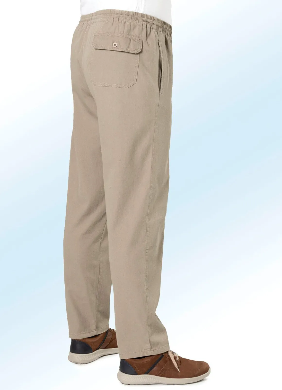 Schlupfjeans mit Gummibund und Kordelzug in 4 Farben