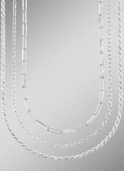 Schmuckset, 3-teilig, aus drei Halsketten