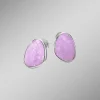 Schöne Ohrstecker mit echt facettiertem Amethyst
