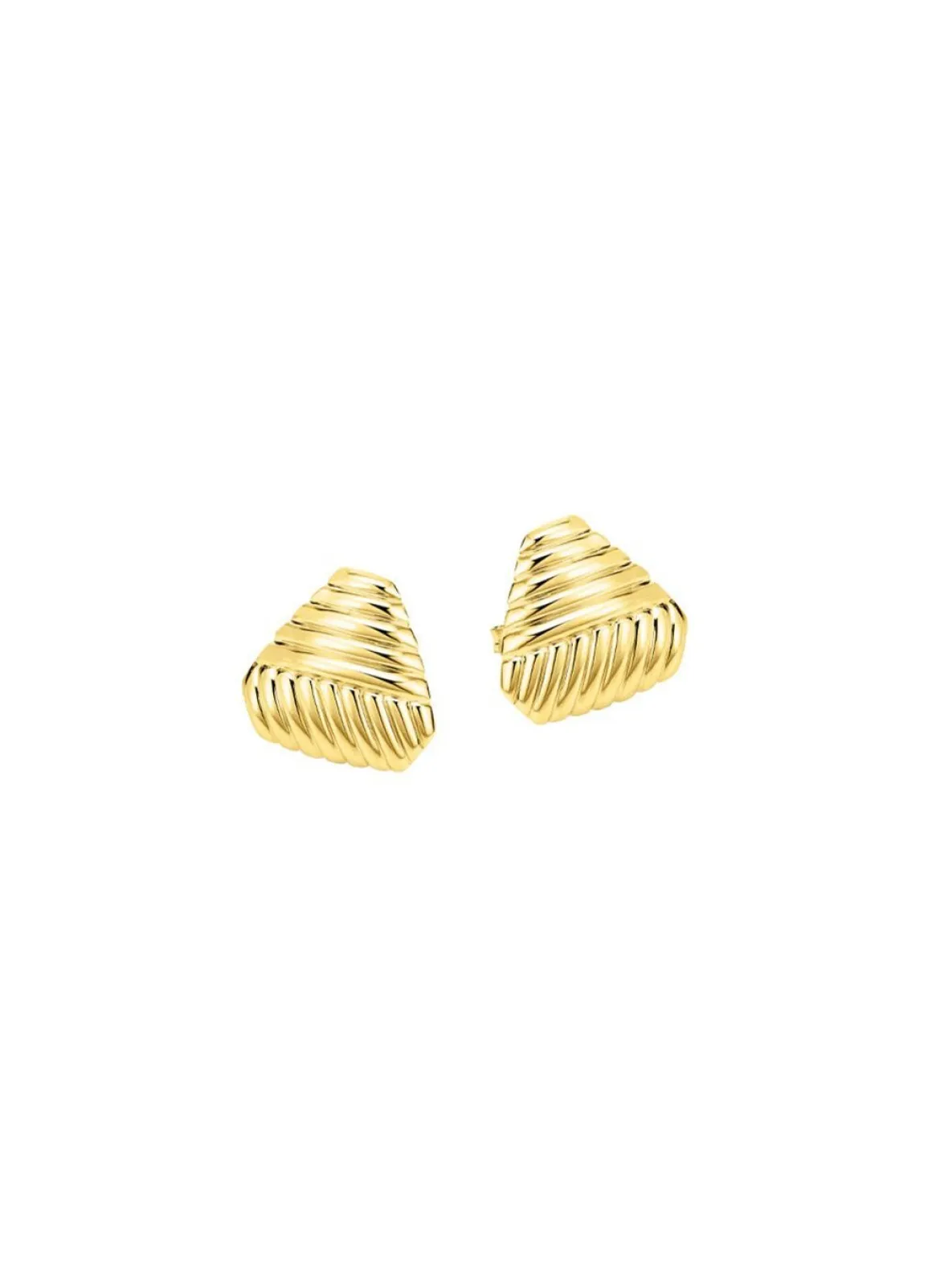 Schöne Ohrstecker mit Rillendesign