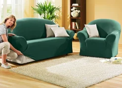 Schützende Stretchbezüge für Sessel und Sofa