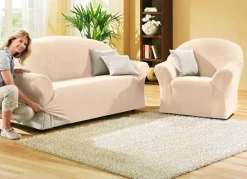 Schützende Stretchbezüge für Sessel und Sofa