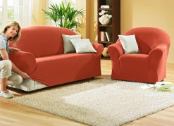 Schützende Stretchbezüge für Sessel und Sofa