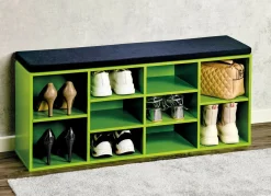 Schuhbank mit Sitzkissen