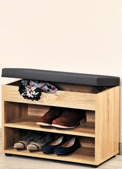 Schuhbank mit Sitzkissen