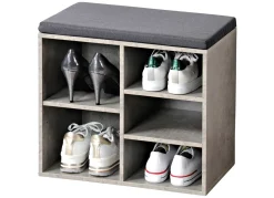 Schuhbank mit Sitzkissen
