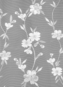 Schwalbenschwanz Blumenranke mit Stangendurchzug