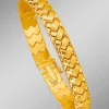 Schweres Armband in Geflecht-Optik mit Kastenschloss