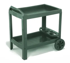 Servierwagen mit integriertem Flaschenhalter