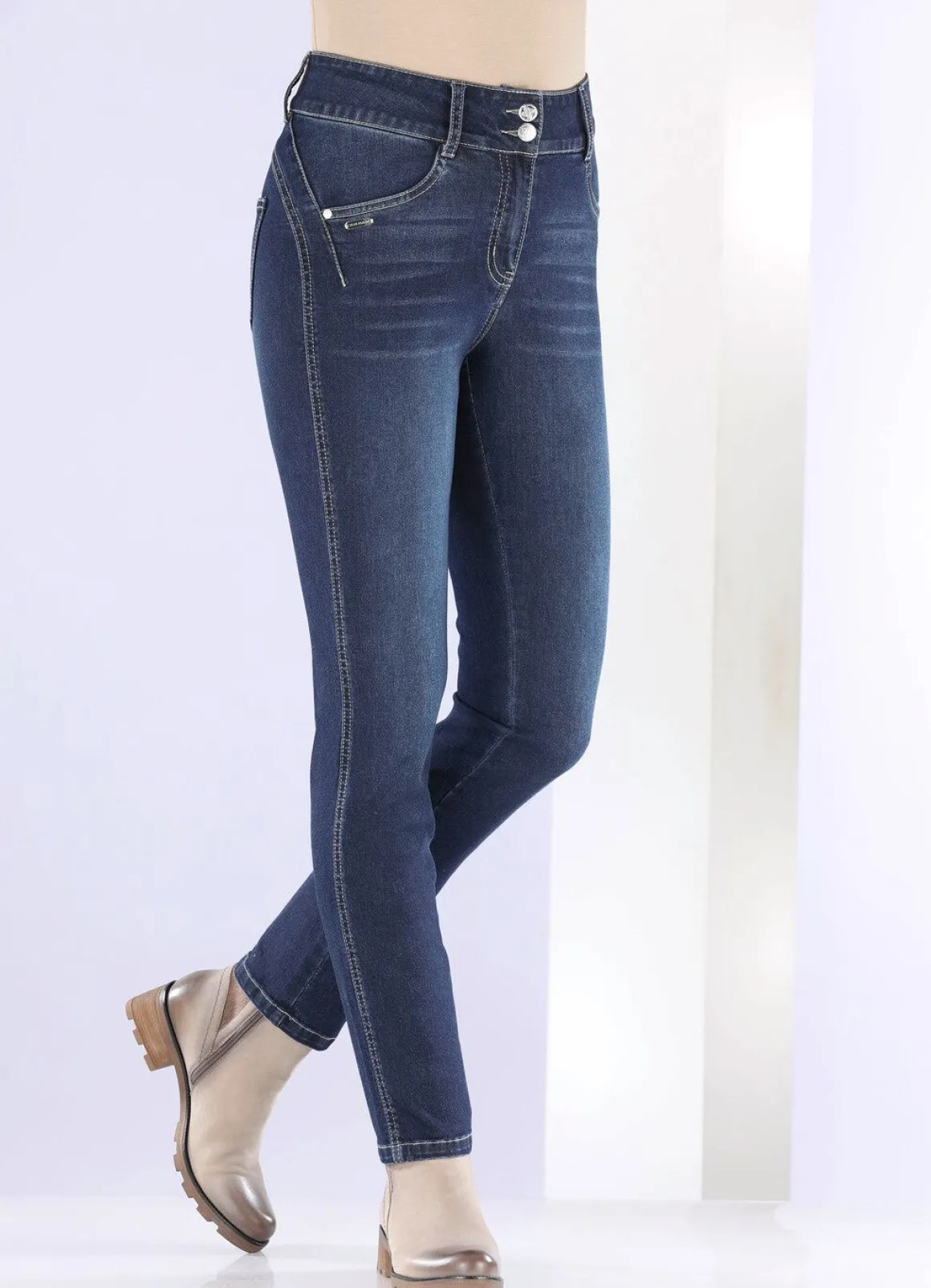 Shaping-Jeans in 4-Pocket-Form