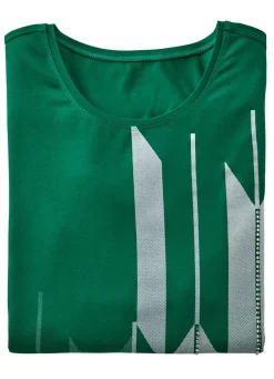 Shirt mit Kontrastdruck