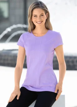 Shirt mit modisch kurzen Ärmeln in 2 Farben
