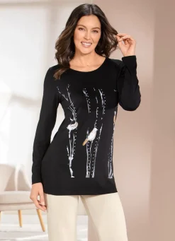 Shirt mit platziertem Druck