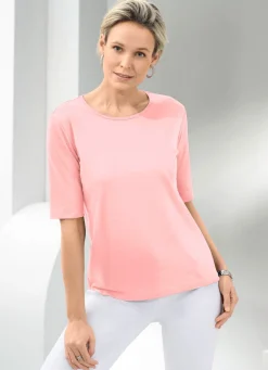 Shirt mit rundem Halsausschnitt in 10 Farben