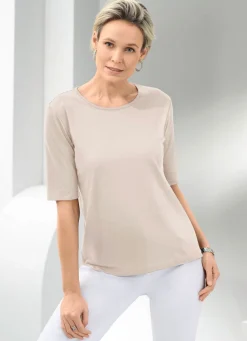 Shirt mit rundem Halsausschnitt in 10 Farben