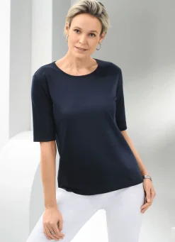 Shirt mit rundem Halsausschnitt in 10 Farben