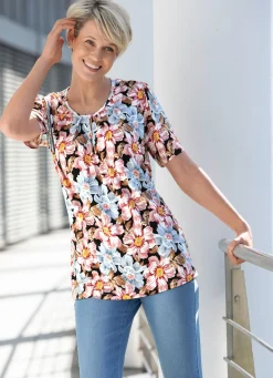 Shirt mit Schlingenknopfverschluss