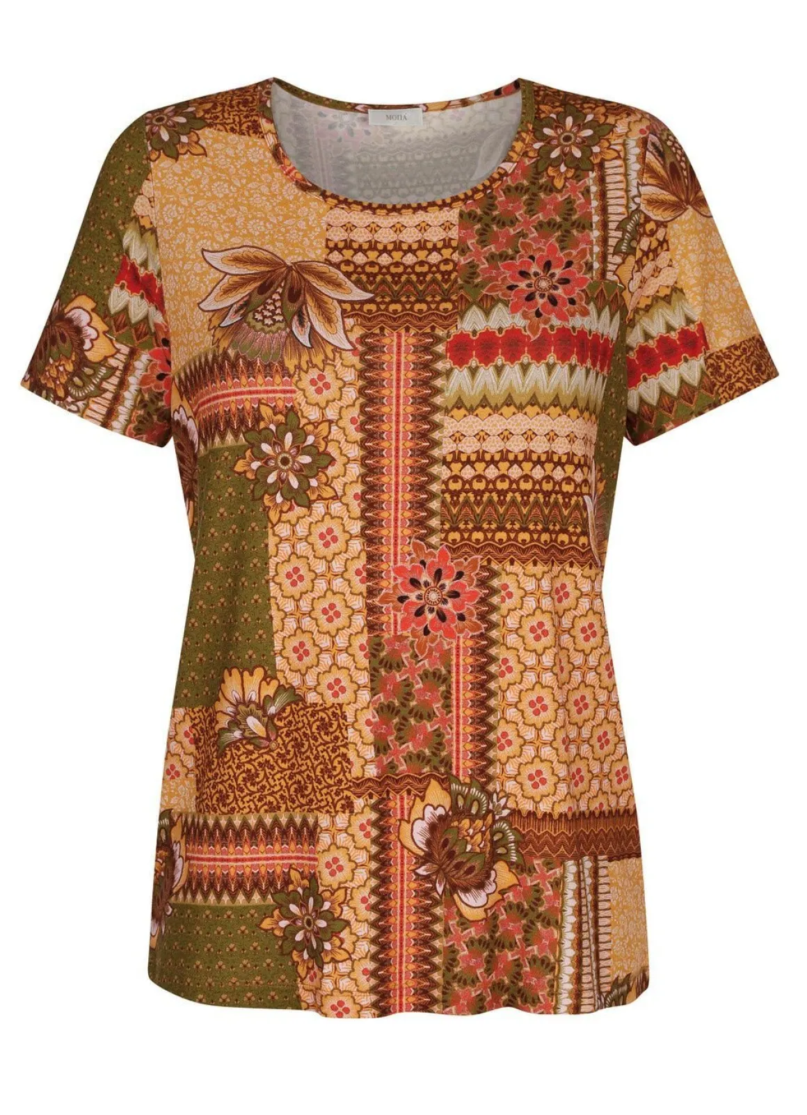 Shirt in gepatchter Optik