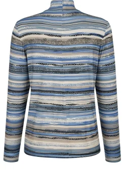 Shirt mit kurzem Reißverschluss