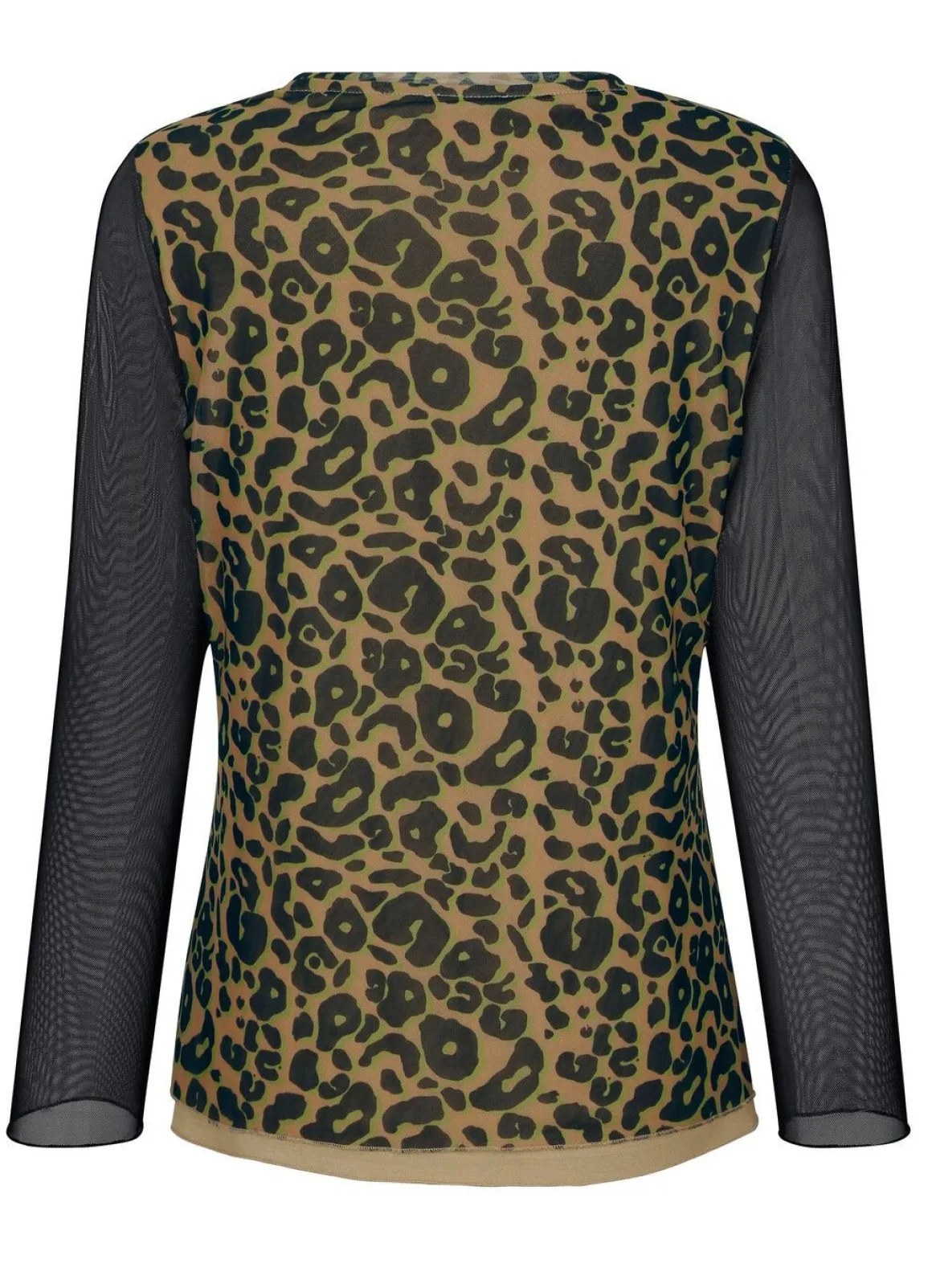 Shirt mit Netz-Jersey