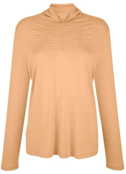 Shirt mit Raffungen in 5 Farben
