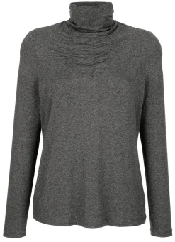 Shirt mit Raffungen in 5 Farben