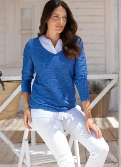 Shirt-Tunika mit 2-in-1-Optik