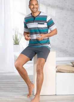 Shorty mit Knopfleiste