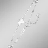 Singapurketten-Armband mit drei Herzen