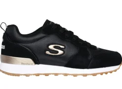 SKECHERS, sportliche Damen-Sneaker, aus Leder, Synthetik und Mesh