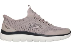 SKECHERS, sportliche Herren-Sneaker, mit geformter Slip-Ins Fersenplatte